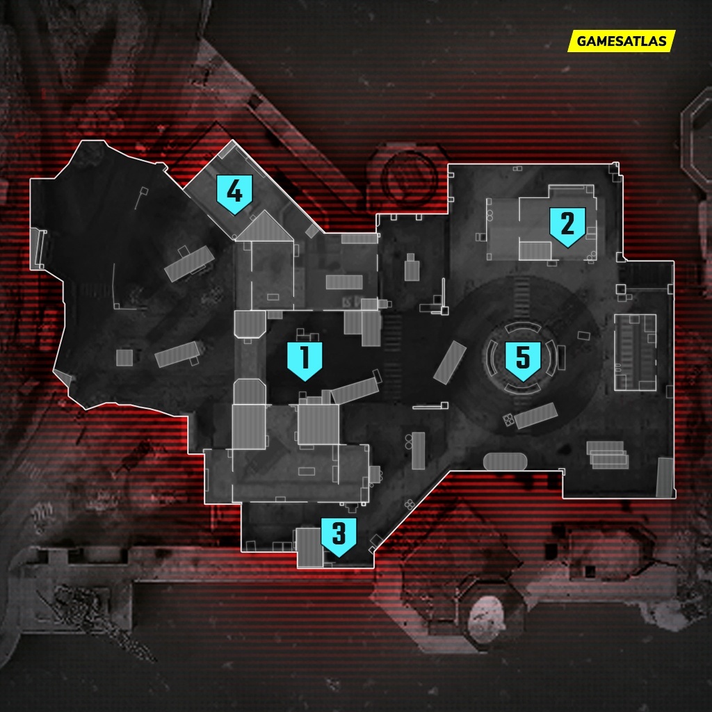 checkpoint map layout mw3 hardpoint rotations