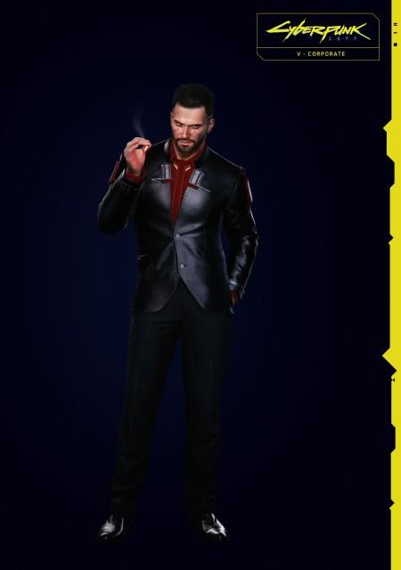 Cyberpunk 2077 V Male Corpo Idle