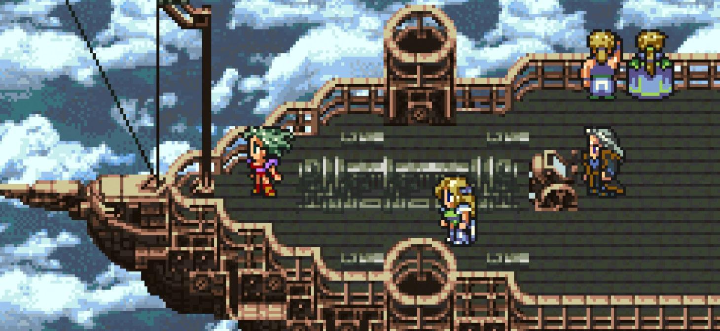 Final Fantasy VI deserves a remake - Terra on a flying boat with the party