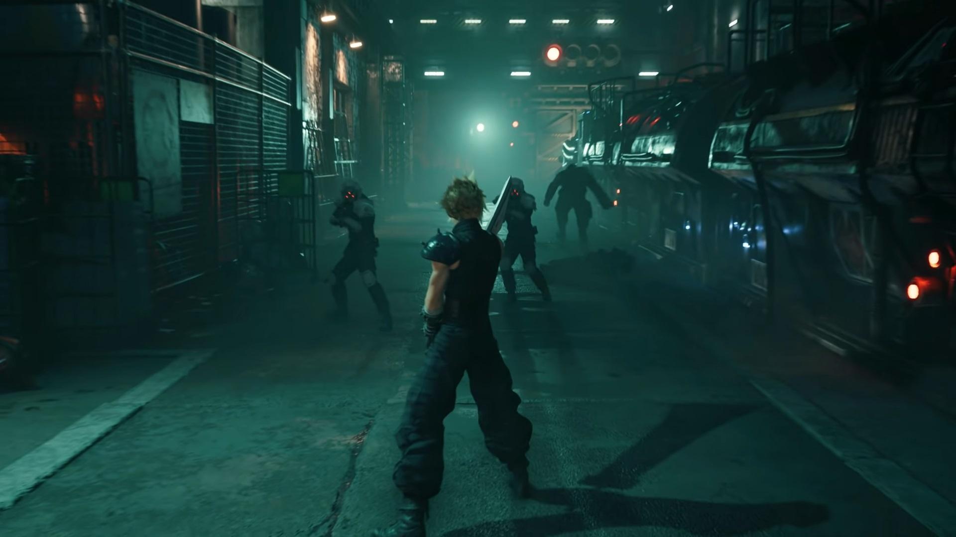 final fantasy 7 remake on the ps5