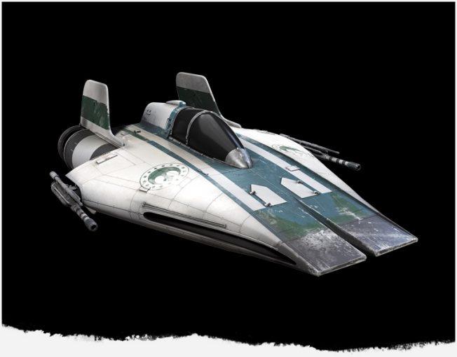 RZ-1 A-Wing Interceptor - Star Wars: Squadrons Starfighter Ship RZ-1 A-Wing Interceptor - Star Wars: Squadrons Starfighter Ship