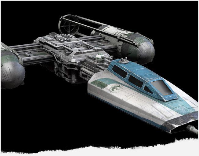 BTL Y-Wing Bomber - Star Wars: Squadrons Starfighter Ship BTL Y-Wing Bomber - Star Wars: Squadrons Starfighter Ship
