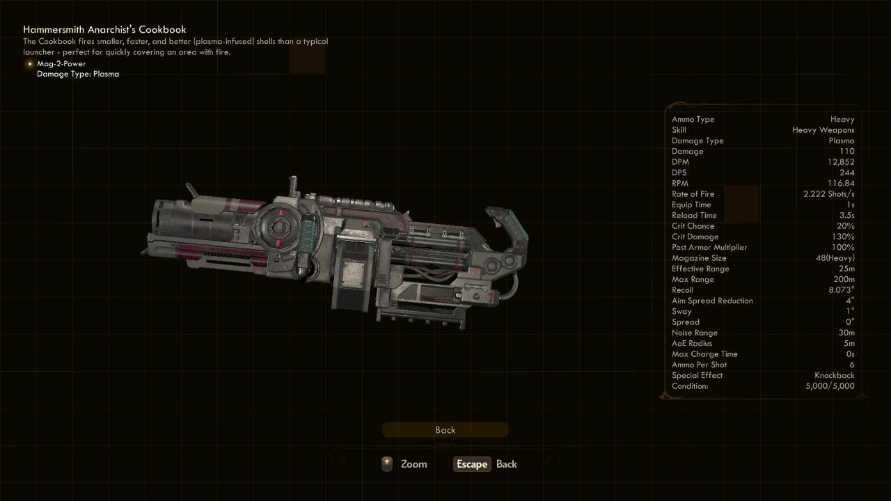 Anarchist's Cookbook - The Outer Worlds Weapons Anarchist's Cookbook - The Outer Worlds Weapons
