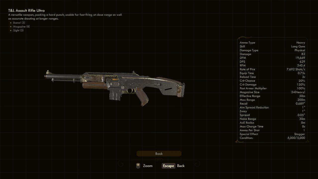 Assault Rifle Ultra - The Outer Worlds Weapons Assault Rifle Ultra - The Outer Worlds Weapons