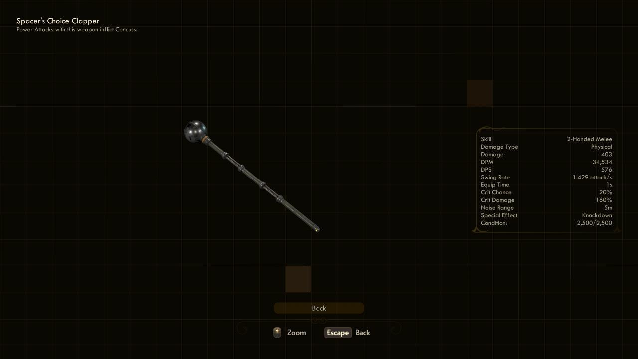 Clapper - The Outer Worlds Weapons Clapper - The Outer Worlds Weapons