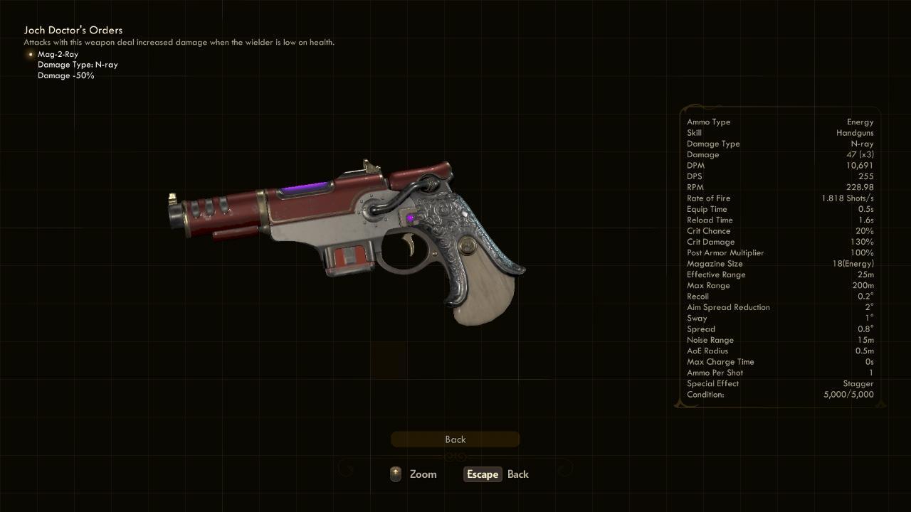 Doctor's Orders - The Outer Worlds Weapons Doctor's Orders - The Outer Worlds Weapons