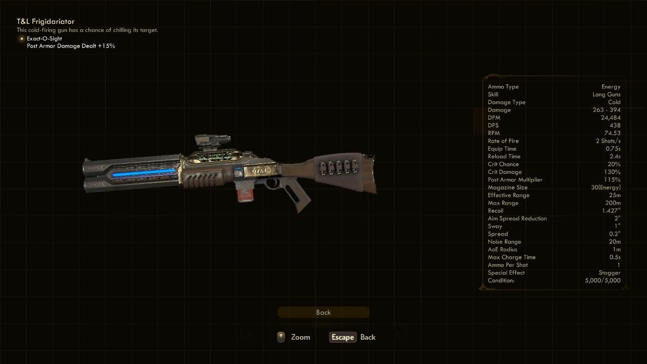 Frigidariator - The Outer Worlds Weapons Frigidariator - The Outer Worlds Weapons