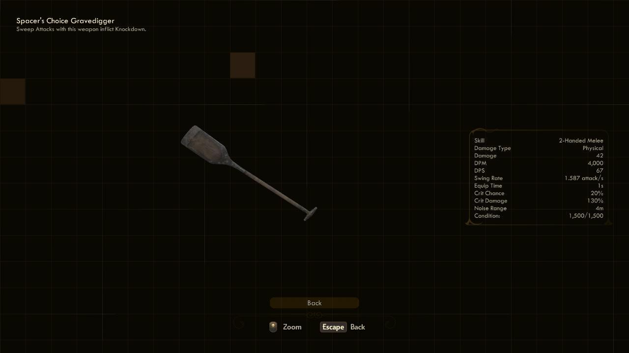 Gravedigger - The Outer Worlds Weapons Gravedigger - The Outer Worlds Weapons