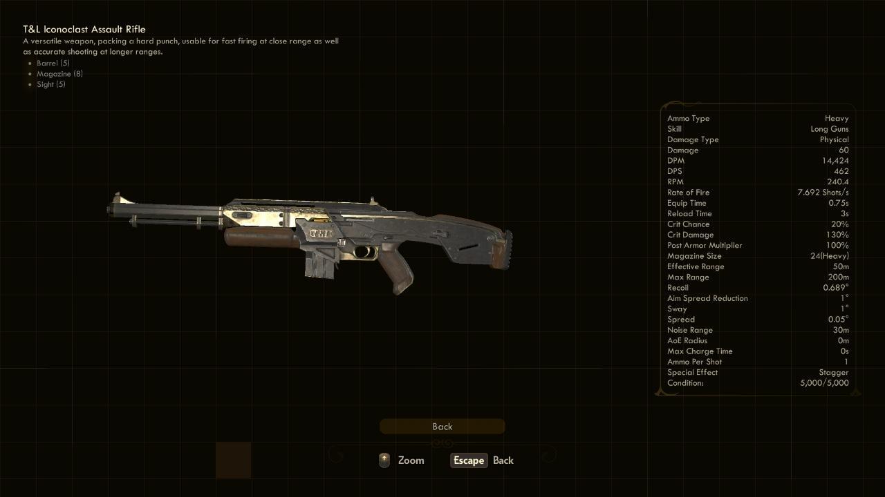 Iconoclast Assault Rifle - The Outer Worlds Weapons Iconoclast Assault Rifle - The Outer Worlds Weapons