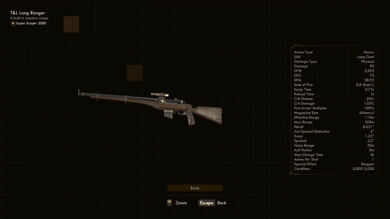 Long Ranger - The Outer Worlds Weapons Long Ranger - The Outer Worlds Weapons