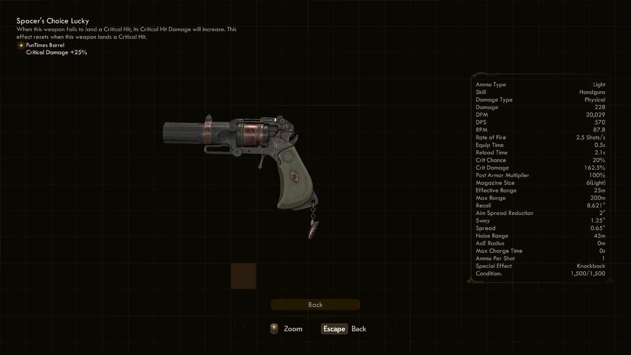 Lucky - The Outer Worlds Weapons Lucky - The Outer Worlds Weapons