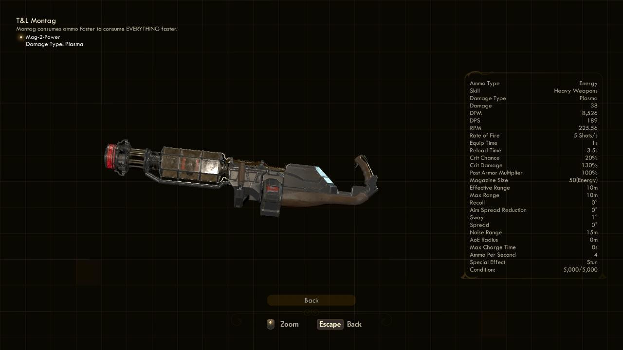 Montag - The Outer Worlds Weapons Montag - The Outer Worlds Weapons