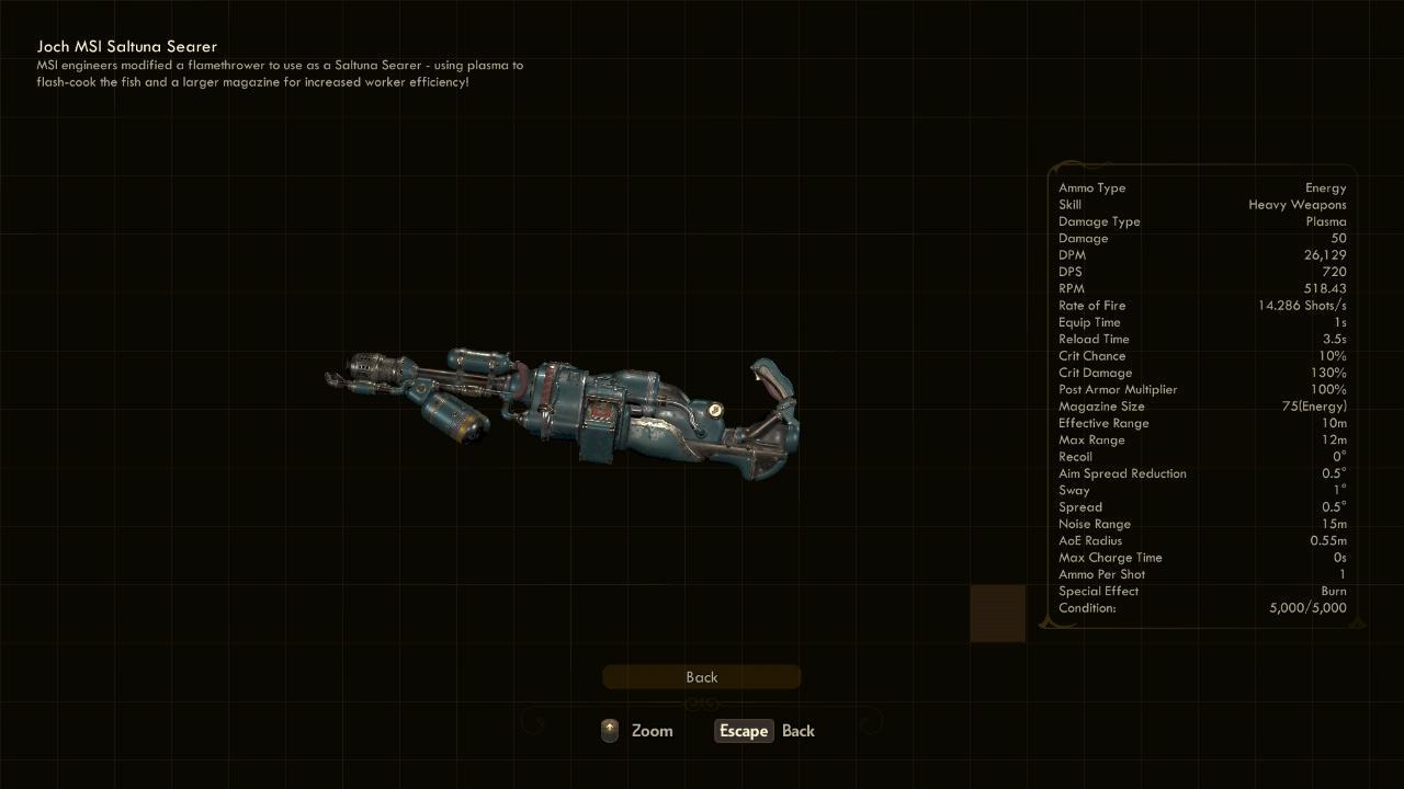MSI Saltuna Searer - The Outer Worlds Weapons MSI Saltuna Searer - The Outer Worlds Weapons