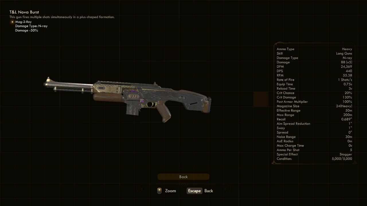 Nova Burst - The Outer Worlds Weapons Nova Burst - The Outer Worlds Weapons