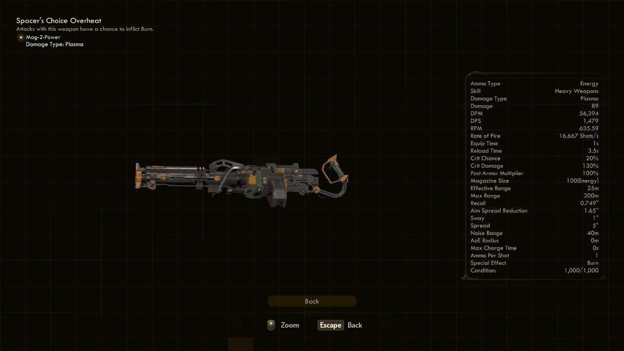 Overheat - The Outer Worlds Weapons Overheat - The Outer Worlds Weapons