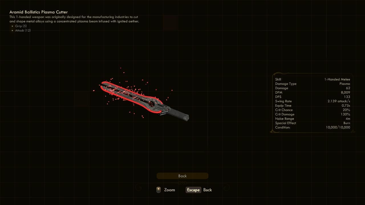 Plasma Cutter - The Outer Worlds Weapons Plasma Cutter - The Outer Worlds Weapons