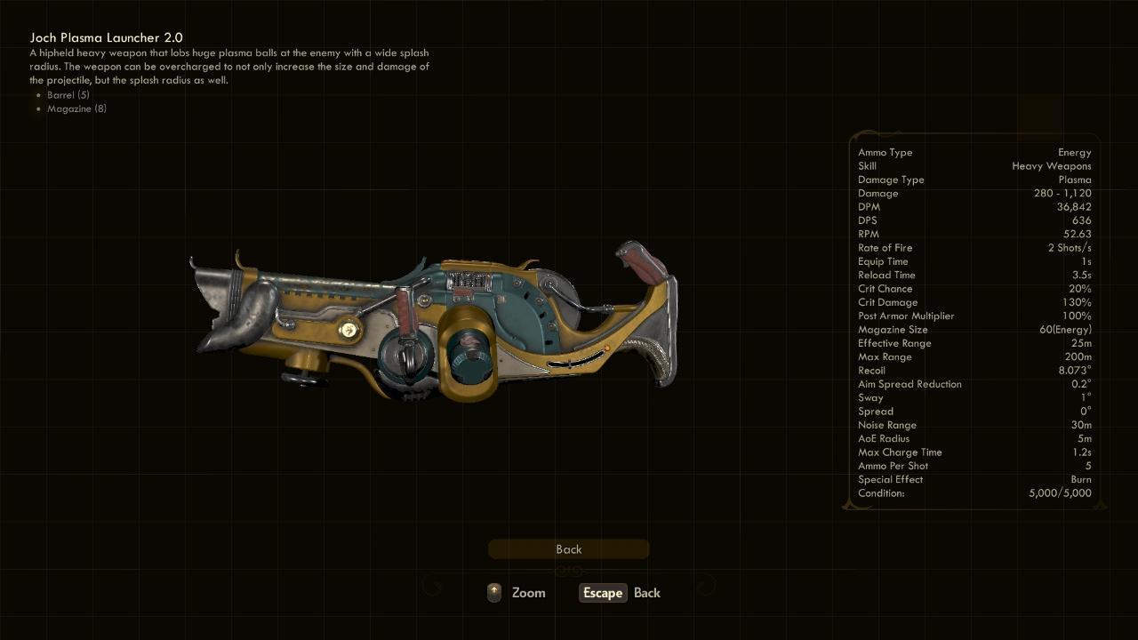 Plasma Launcher 2.0 - The Outer Worlds Weapons Plasma Launcher 2.0 - The Outer Worlds Weapons
