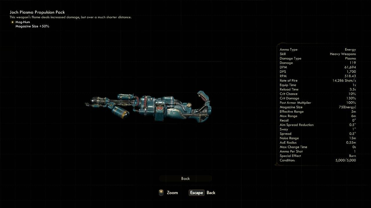 Plasma Propulsion Pack - The Outer Worlds Weapons Plasma Propulsion Pack - The Outer Worlds Weapons