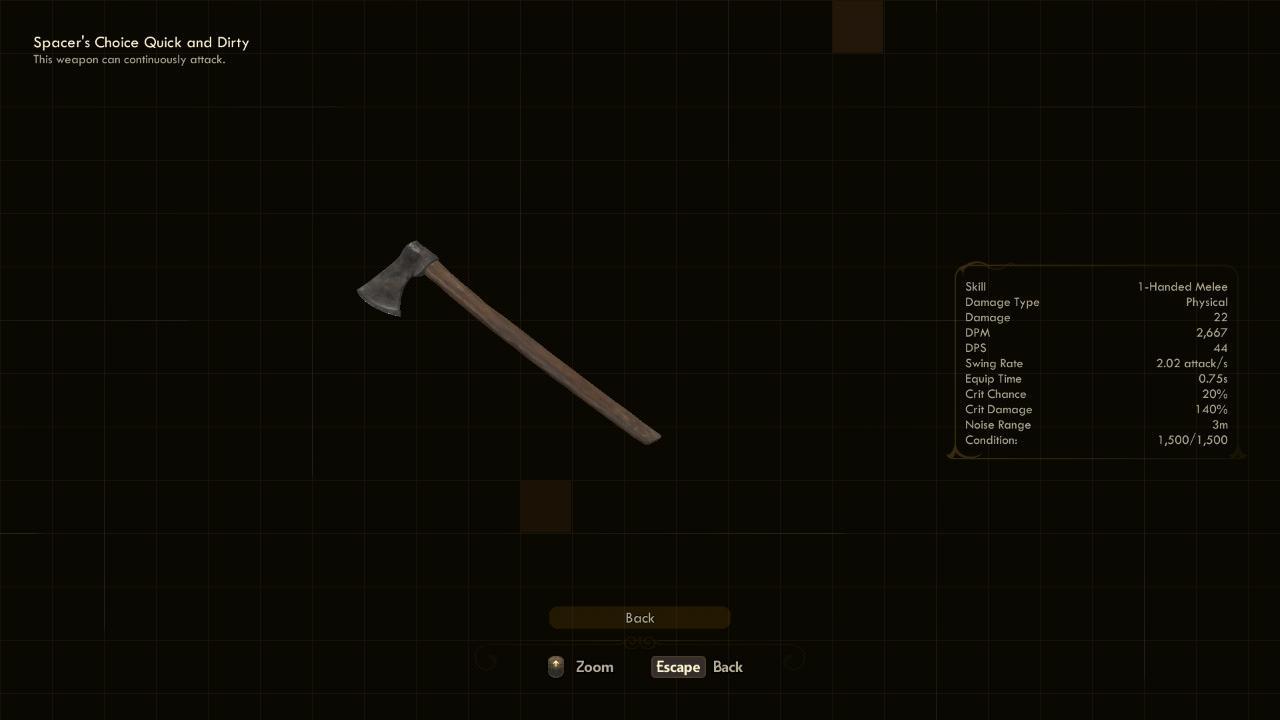 Quick and Dirty - The Outer Worlds Weapons Quick and Dirty - The Outer Worlds Weapons