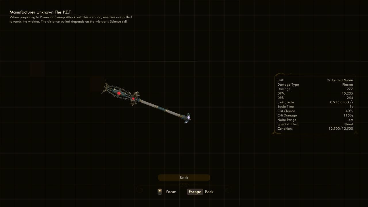The P.E.T. - The Outer Worlds Weapons The P.E.T. - The Outer Worlds Weapons