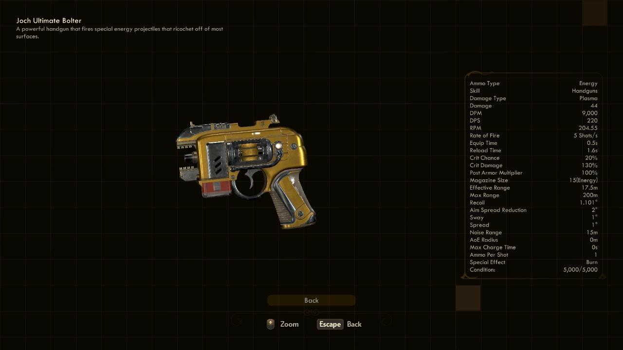 Ultimate Bolter - The Outer Worlds Weapons Ultimate Bolter - The Outer Worlds Weapons