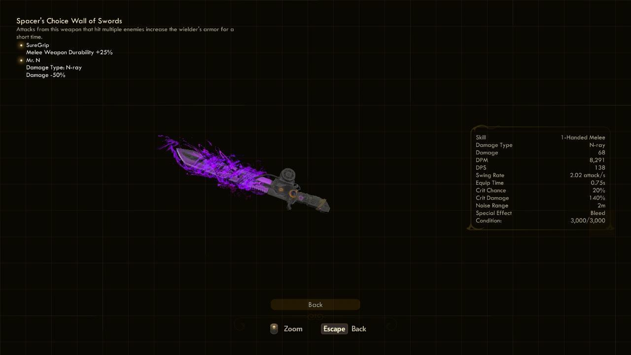 Wall of Swords - The Outer Worlds Weapons Wall of Swords - The Outer Worlds Weapons