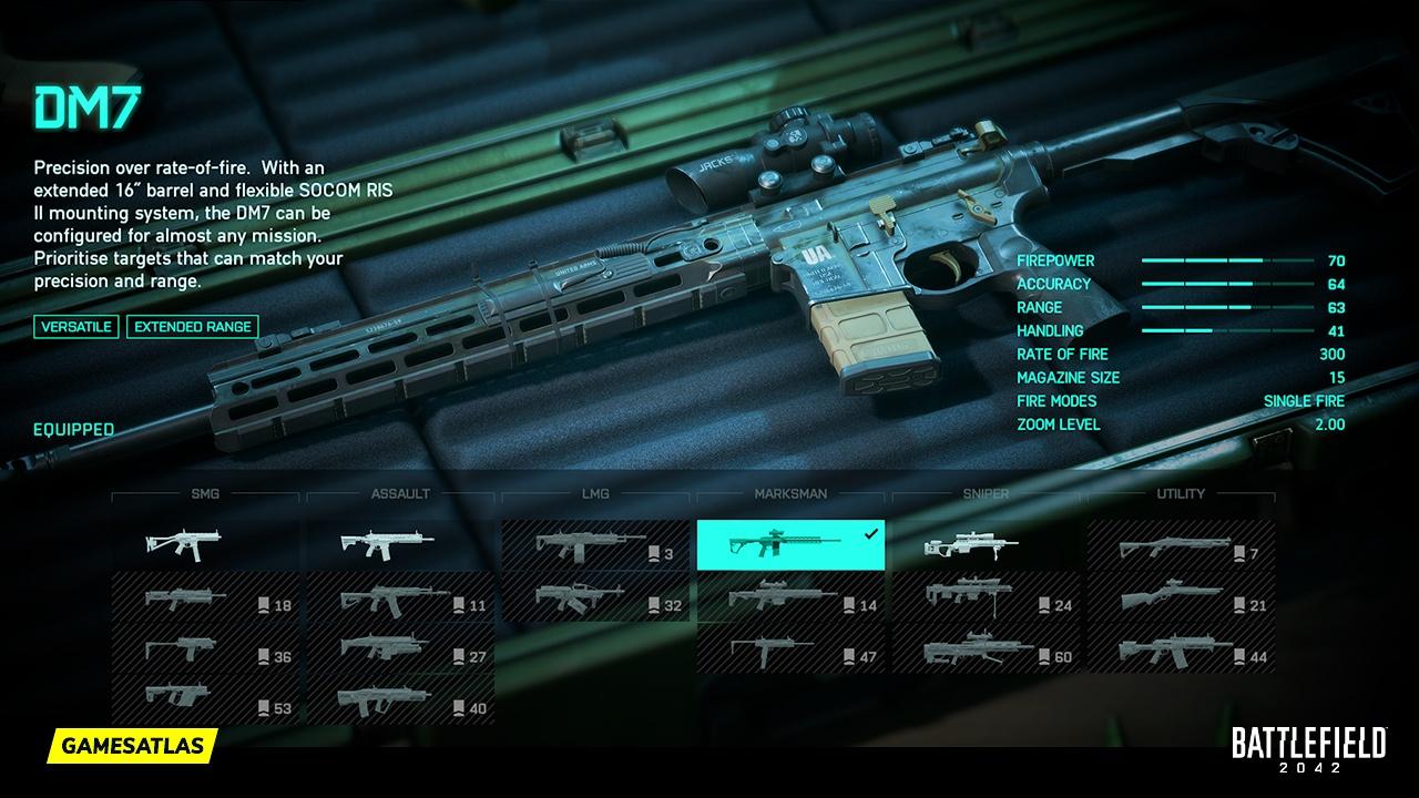 DM7 - Battlefield 2042 Weapons