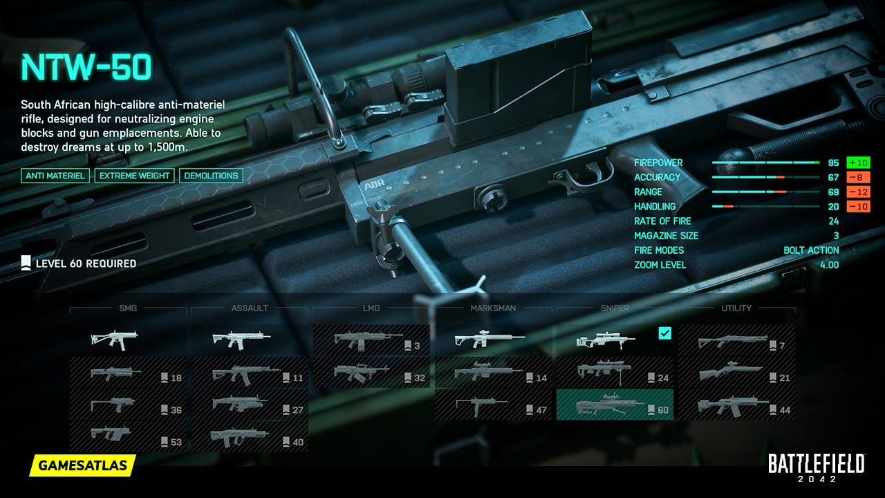 NTW-50 - Battlefield 2042 Weapons