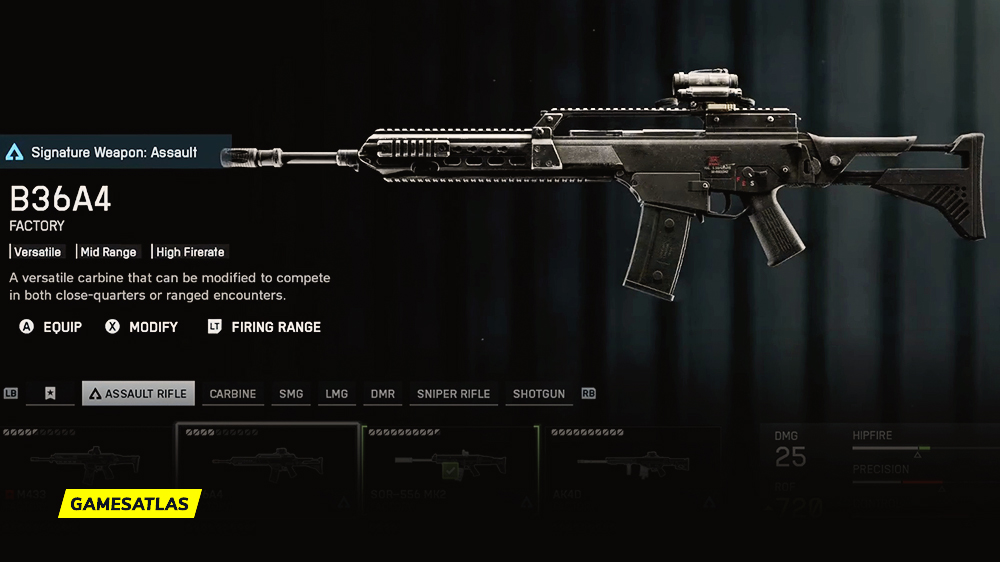B36A4 - Battlefield 6 Weapons