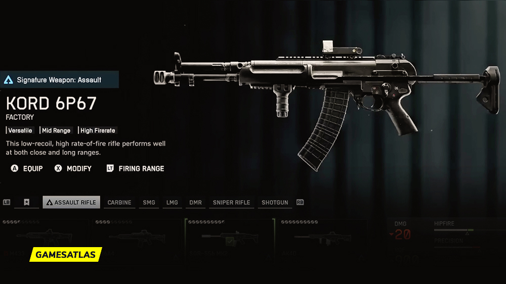 KORD 6P67 - Battlefield 6 Weapons KORD 6P67 - Battlefield 6 Weapons