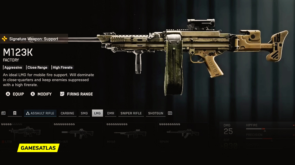 M123K - Battlefield 6 Weapons