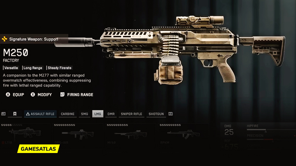 M250 - Battlefield 6 Weapons