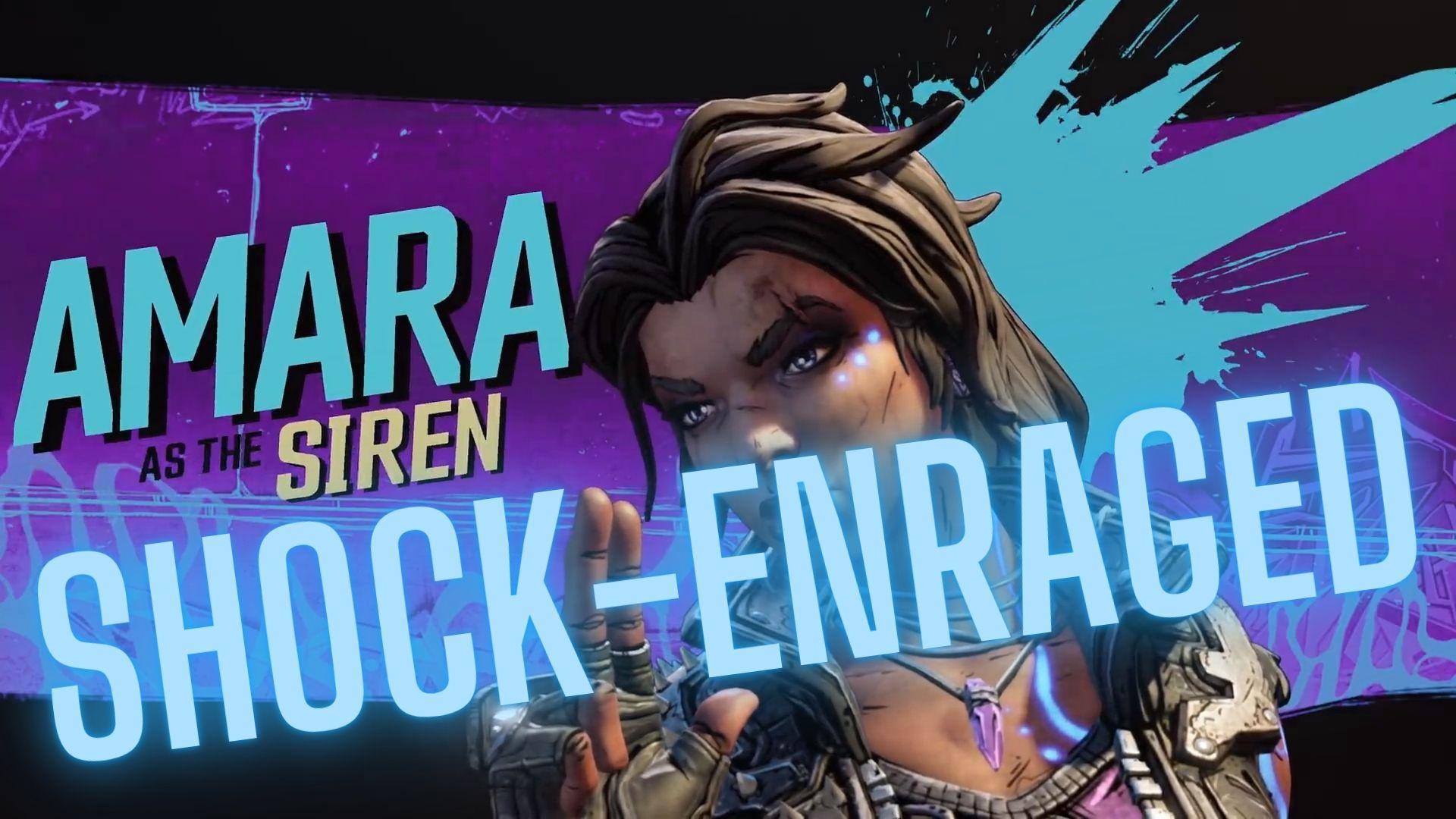 Borderlands 3 Amara Build: Shock-Enraged Amara [level 65, Mayhem 11] + SAVE FILE