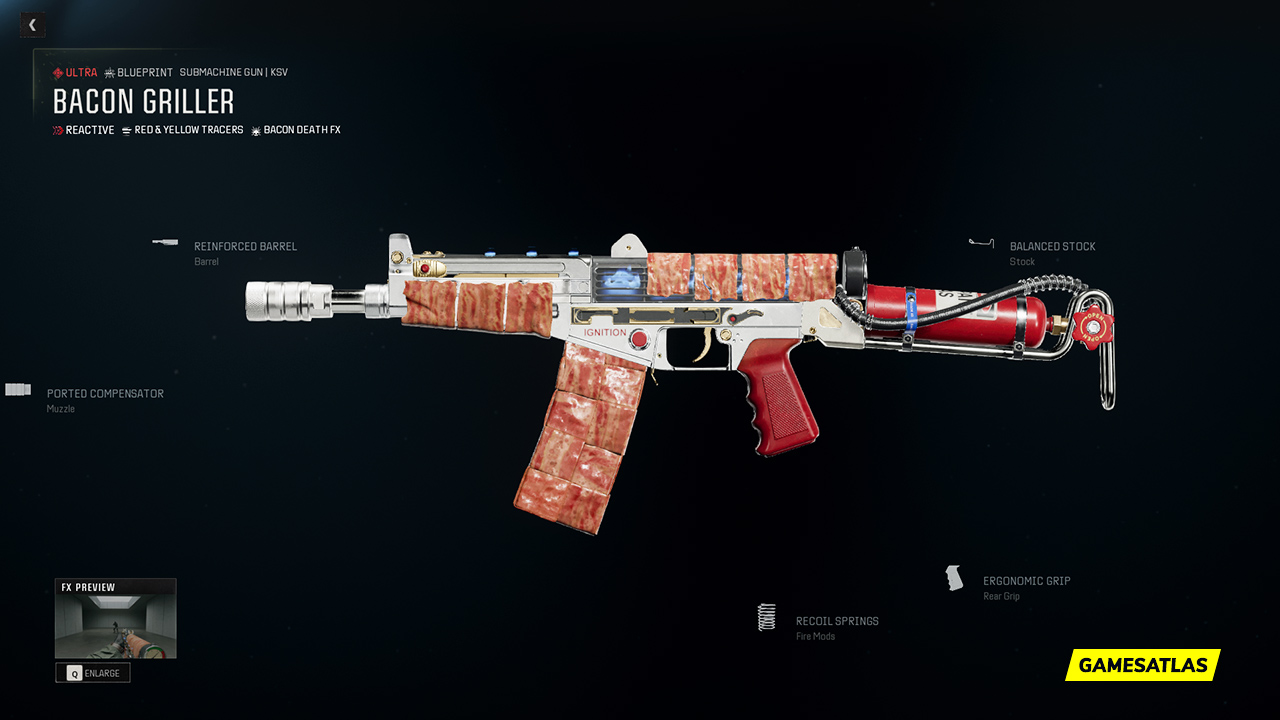 Bacon Griller - Warzone and Black Ops 6 Blueprint Bacon Griller - Warzone and Black Ops 6 Blueprint