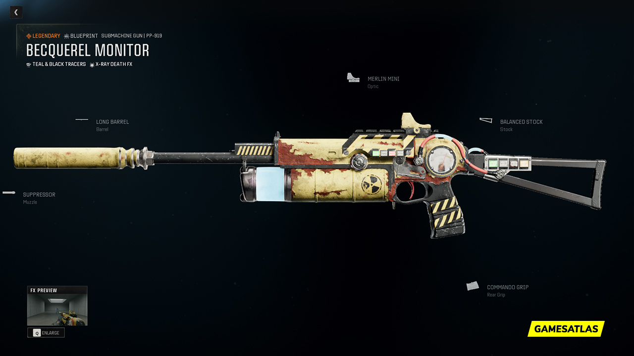Becquerel Monitor - Warzone and Black Ops 6 Blueprint