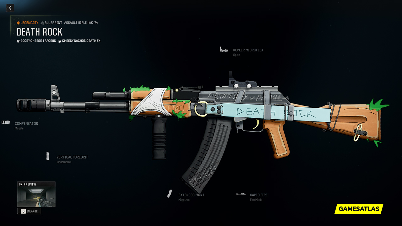 Death Rock - Warzone and Black Ops 6 Blueprint Death Rock - Warzone and Black Ops 6 Blueprint