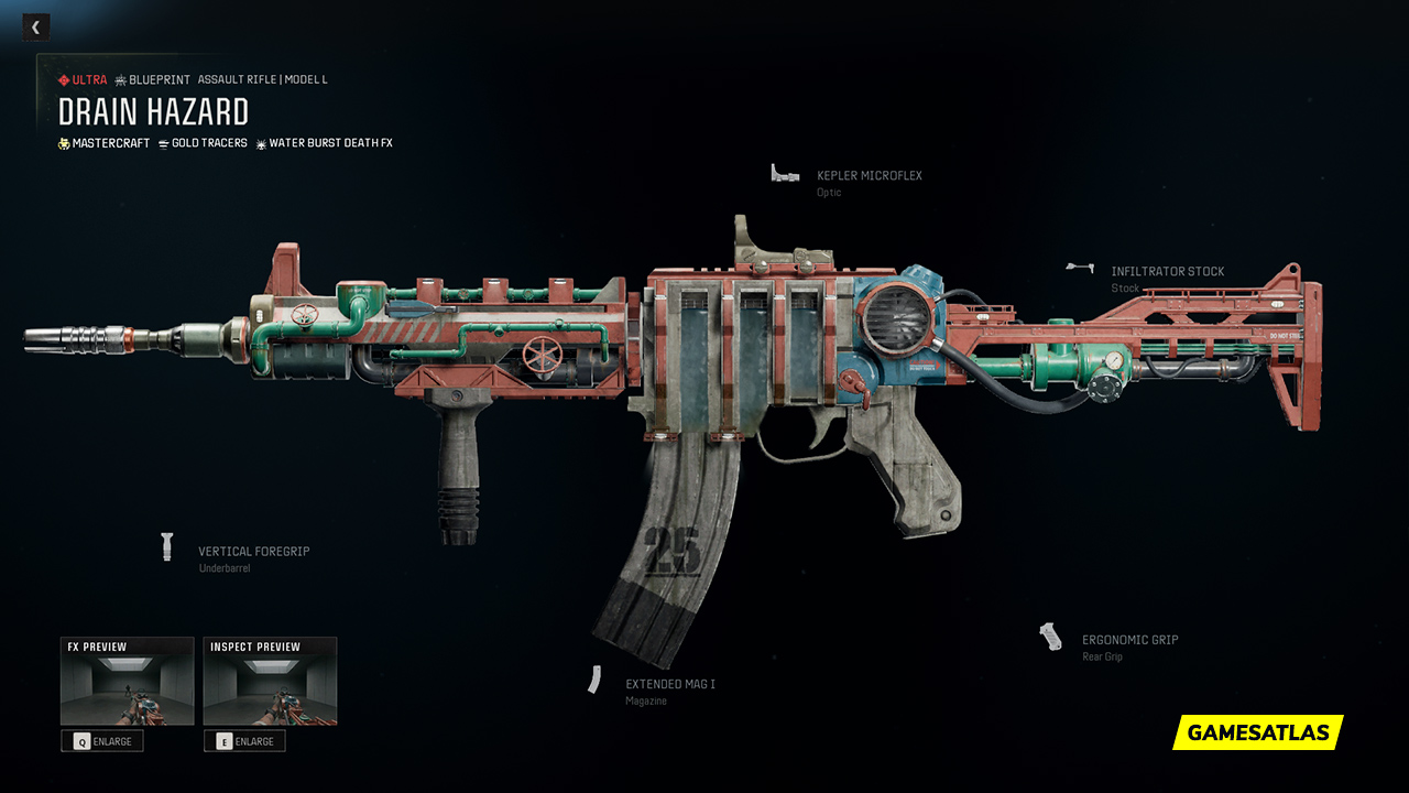 Drain Hazard - Warzone and Black Ops 6 Blueprint
