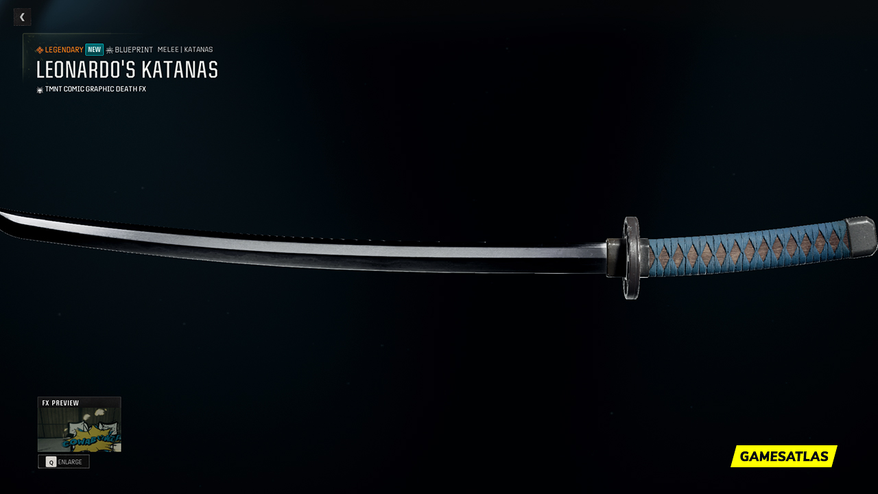 Leonardo's Katanas - Warzone and Black Ops 6 Blueprint Leonardo's Katanas - Warzone and Black Ops 6 Blueprint