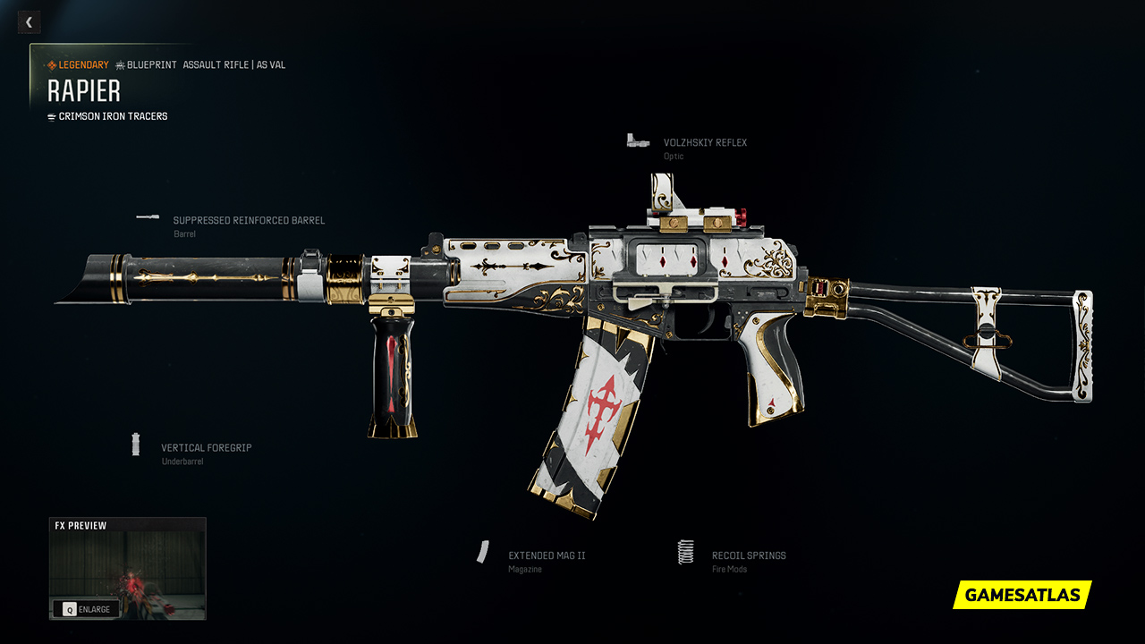 Rapier - Warzone and Black Ops 6 Blueprint Rapier - Warzone and Black Ops 6 Blueprint