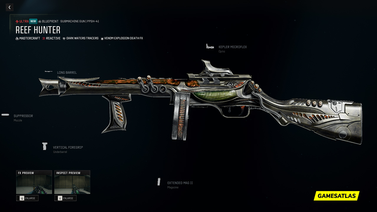 Reef Hunter - Warzone and Black Ops 6 Blueprint