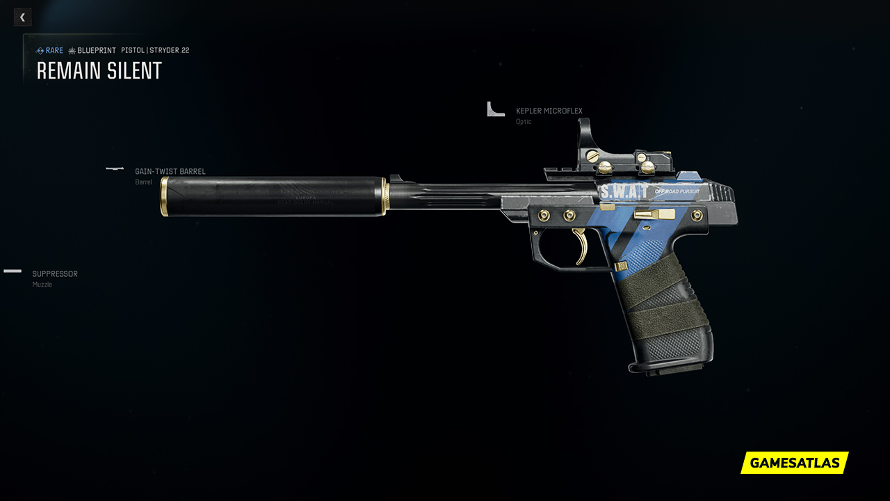 Remain Silent - Warzone and Black Ops 6 Blueprint Remain Silent - Warzone and Black Ops 6 Blueprint