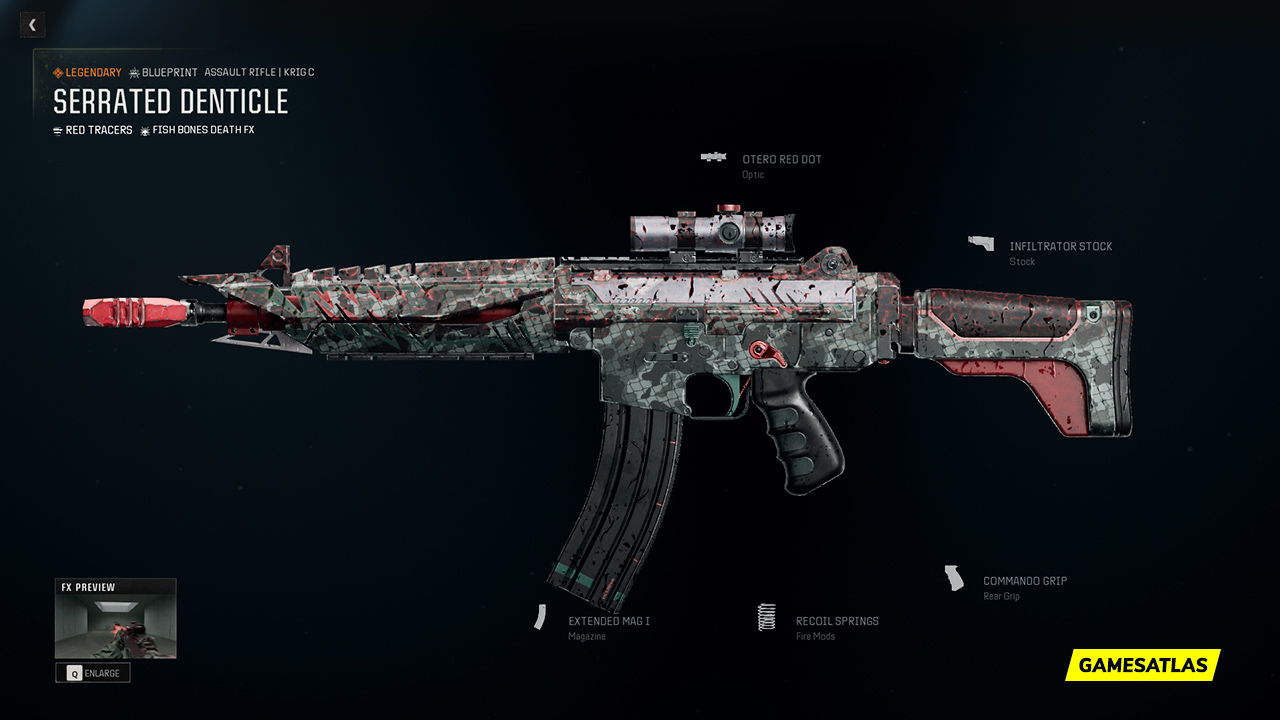 Serrated Denticle - Warzone and Black Ops 6 Blueprint Serrated Denticle - Warzone and Black Ops 6 Blueprint