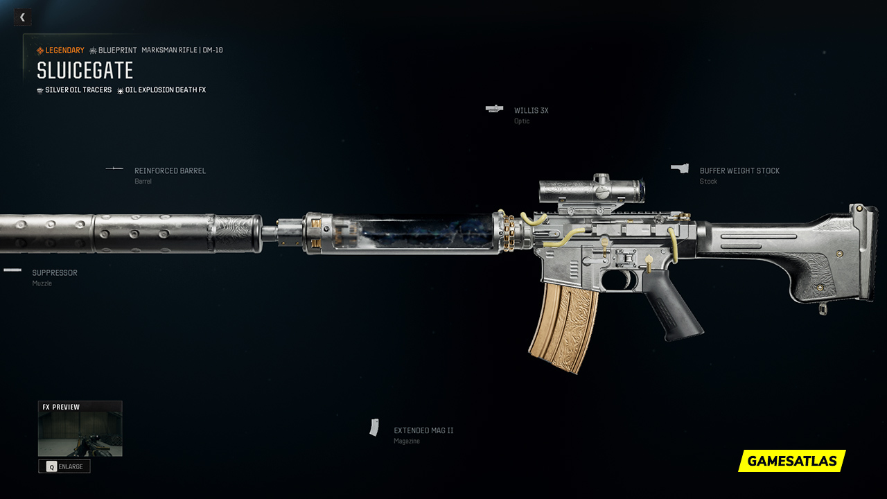 Sluicegate - Warzone and Black Ops 6 Blueprint Sluicegate - Warzone and Black Ops 6 Blueprint