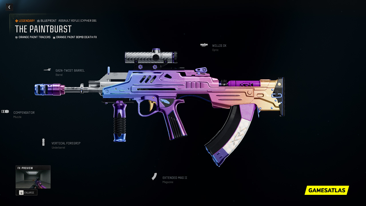 The Paintburst - Warzone and Black Ops 6 Blueprint The Paintburst - Warzone and Black Ops 6 Blueprint
