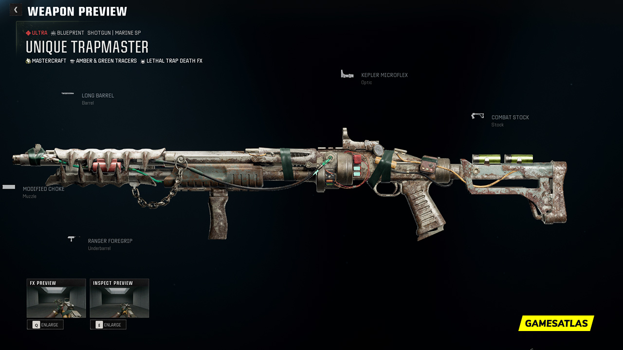 Unique Trapmaster - Warzone and Black Ops 6 Blueprint