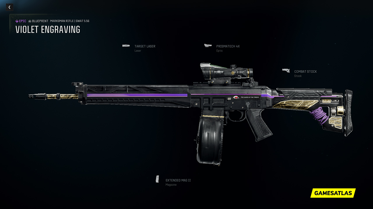Violet Engraving - Warzone and Black Ops 6 Blueprint Violet Engraving - Warzone and Black Ops 6 Blueprint