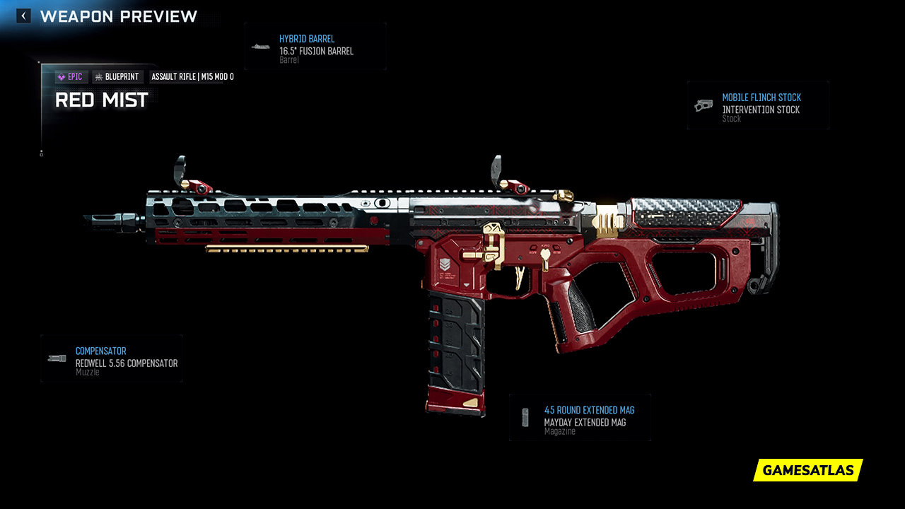 Red Mist - Warzone and Black Ops 7 Blueprint