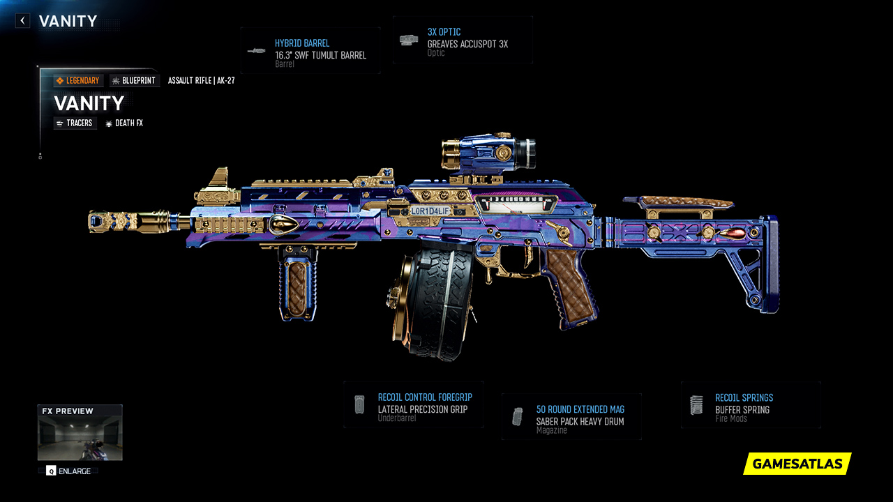 Vanity - Warzone and Black Ops 7 Blueprint