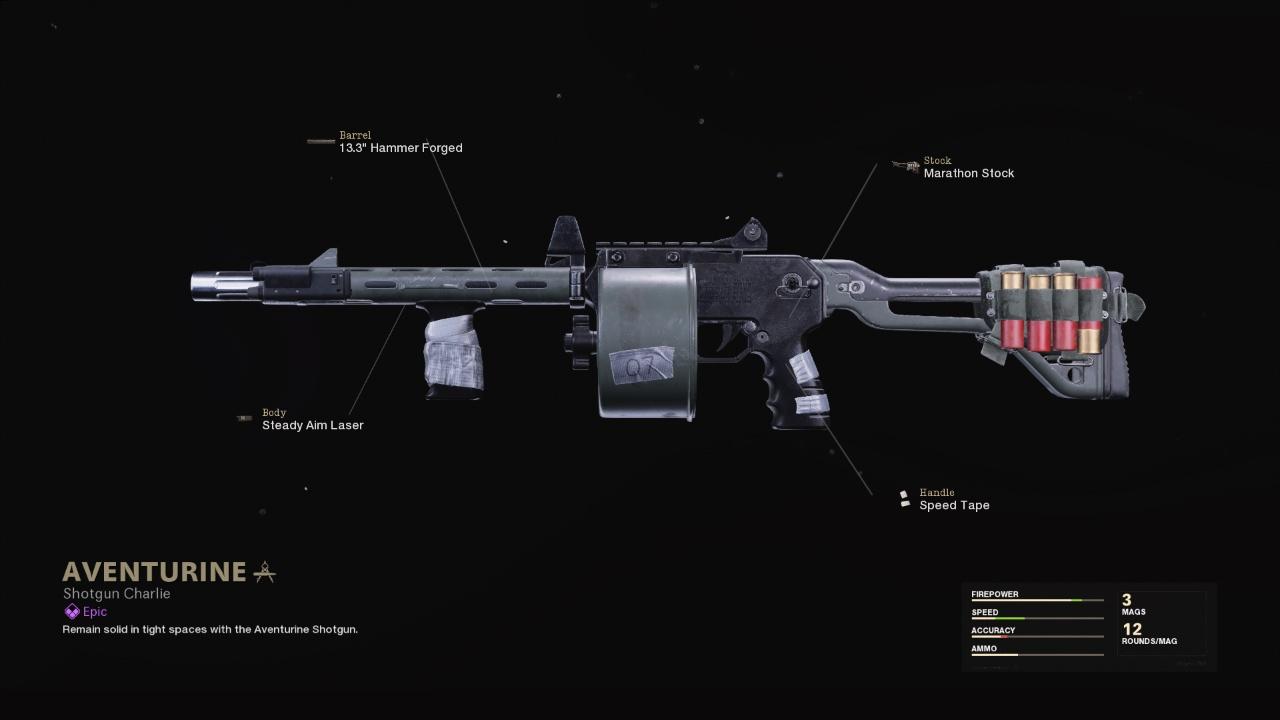 Aventurine Cod Warzone Black Ops Cold War Weapon Blueprint Attachments Call Of Duty