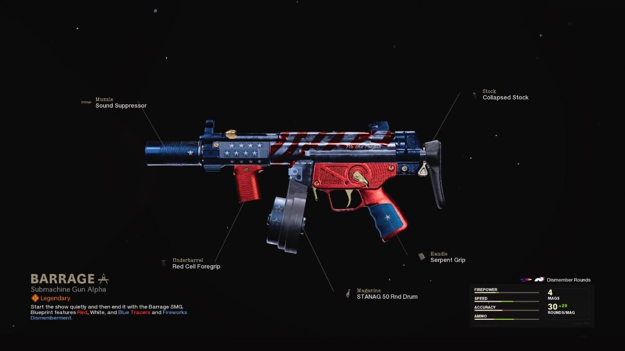 Barrage - COD Warzone and Black Ops Cold War Weapon Blueprint | Call of Duty Barrage - COD Warzone and Black Ops Cold War Weapon Blueprint | Call of Duty